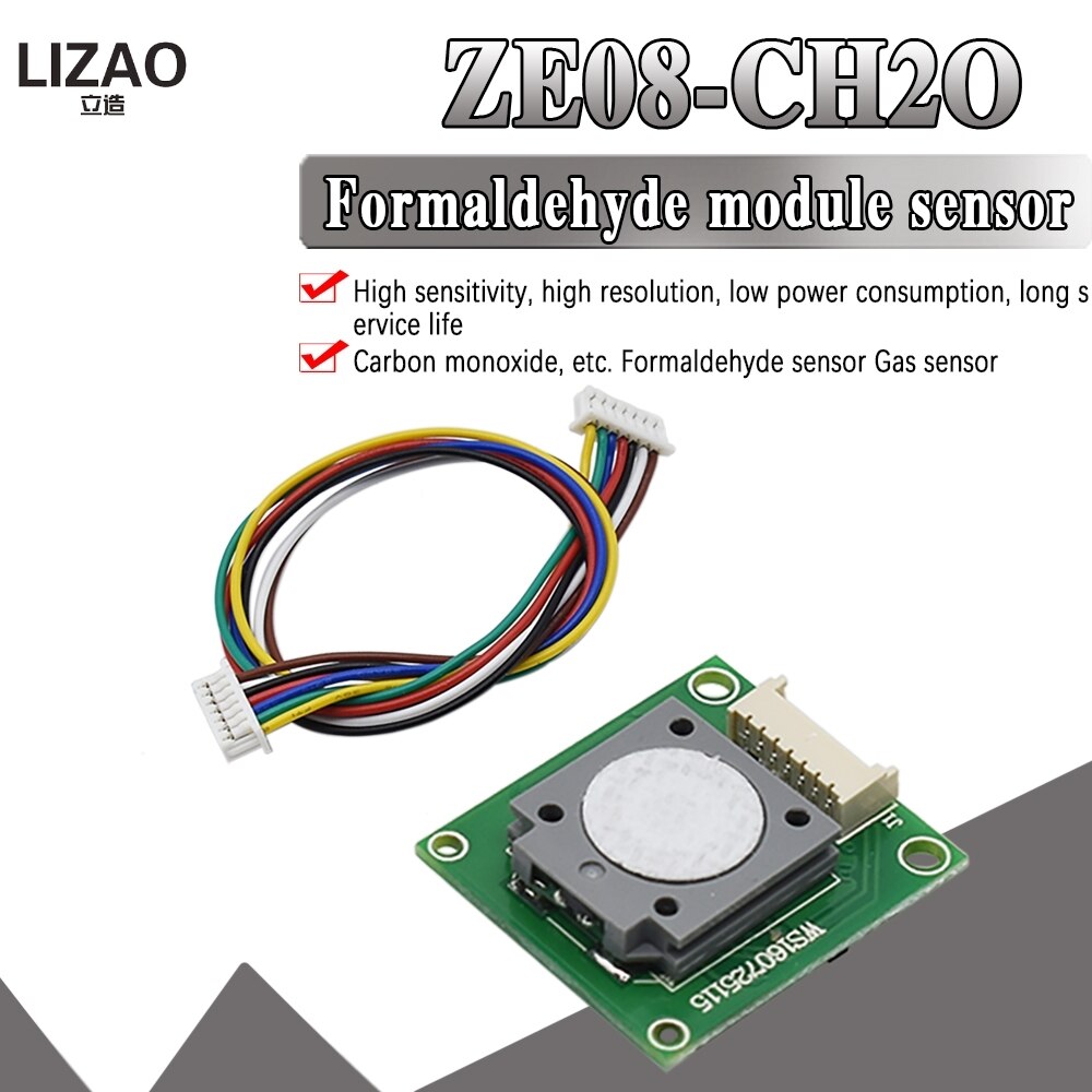 공식 ZE08-CH2O 일반적인 유형의 전기 화학 센서 모듈 모듈 포름알데히드 홈 장식 ZE08-CH20